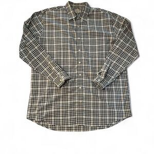 L.L. Bean plaid Wrinkle-free, traditional fit long sleeve button-down shirt XL-T
